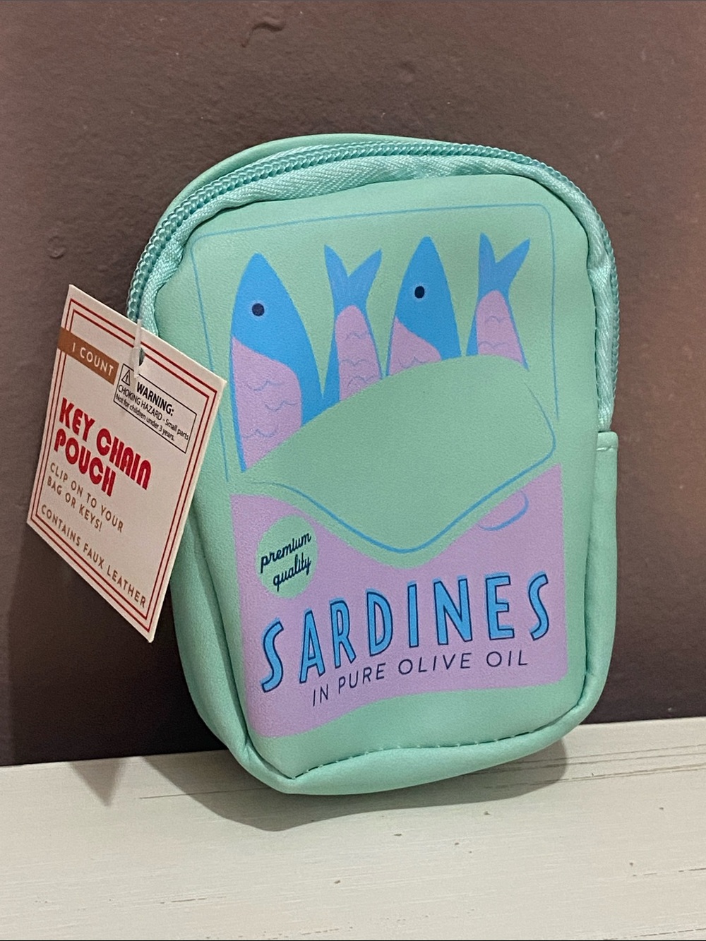 Sardines - Key Chain/Bag Clip Pouch